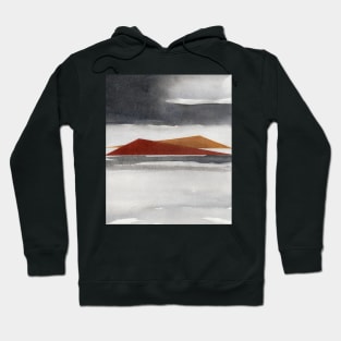 Abstract Watercolor Landscape 3 Hoodie